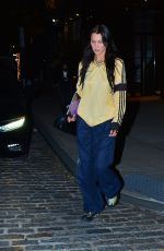 BELLA HADID Out for Dinner in New York 11/19/2021