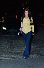BELLA HADID Out for Dinner in New York 11/19/2021