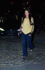 BELLA HADID Out for Dinner in New York 11/19/2021