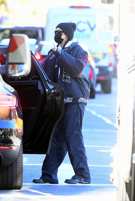 BELLA HADID Out in New York 11/24/2021