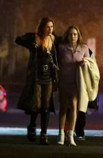 BELLA THORNE Out for Dinner with Friends at Yamashiro in Los Angeles 11/03/2021