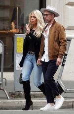 BIANCA GASCOIGNE and Daniel Spiller Out in Rome 11/01/2021