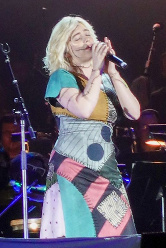 BILLIE EILISH Performs at a Live Version of Nightmare Before Christmas at the Banc of California in Los Angeles 10/31/2021