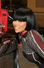BLAC CHYNA Arrives to Perform at Celebrity Boxing at the Showboat Hotel in Atlantic City 11/06/2021
