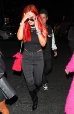 BLLA THORNE an Benjamin Mascolo Arrives at Connor Treacy