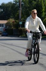 BRIGITTE NIELES Out for Bike Ride in Encino 11/08/2021