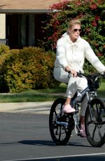 BRIGITTE NIELES Out for Bike Ride in Encino 11/08/2021