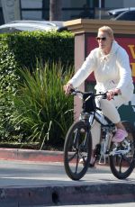 BRIGITTE NIELES Out for Bike Ride in Encino 11/08/2021