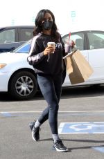 BRITT STEWART Arrives at Dancing With The Stars Rehearsal Studio in Los Angeles 11/04/2021