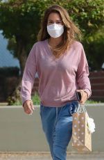 BROOKE BURKE Out Shopping for a Gift in Santa Monica 11/19/2021
