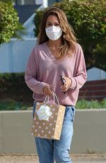 BROOKE BURKE Out Shopping for a Gift in Santa Monica 11/19/2021