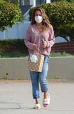BROOKE BURKE Out Shopping for a Gift in Santa Monica 11/19/2021