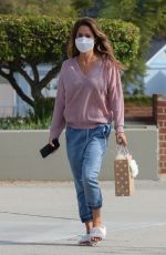 BROOKE BURKE Out Shopping for a Gift in Santa Monica 11/19/2021