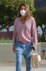 BROOKE BURKE Out Shopping for a Gift in Santa Monica 11/19/2021