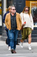 BROOKE SHIELDS and Chris Henchy Out with Friends in New York 11/07/2021