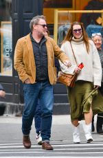 BROOKE SHIELDS and Chris Henchy Out with Friends in New York 11/07/2021