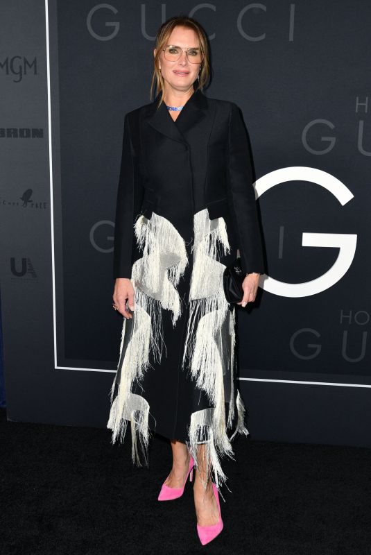 BROOKE SHIELDS at House Of Gucci Premiere in New York 11/16/2021