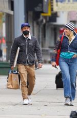 BUSY PHILIPPS and Brad Morris Out in New York 11/22/2021
