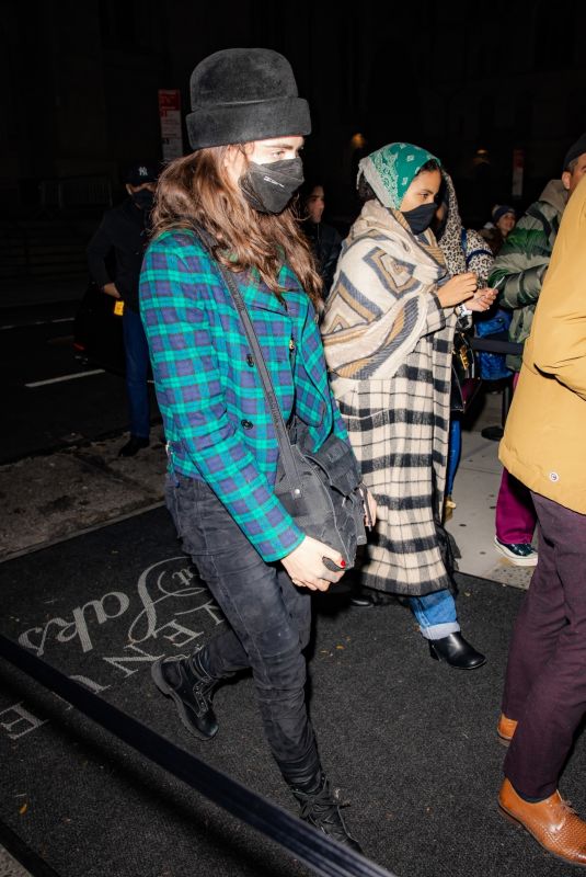 CARA DELEVINGNE and ZAZIE BEETZ Arrives at SNL Afterparty in New York 11/13/2021