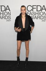 CARA DELEVINGNE at 2021 CFDA Fashion Awards at The Grill Room in New York 11/10/2021