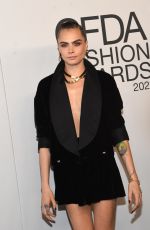 CARA DELEVINGNE at 2021 CFDA Fashion Awards at The Grill Room in New York 11/10/2021