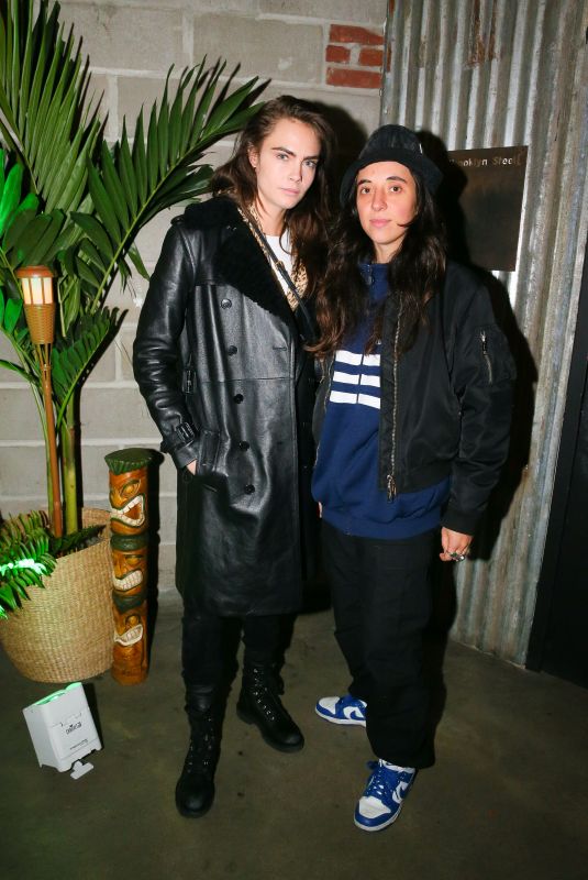 CARA DELEVINGNE at Apefest: Bored Ape Yacht Club Warehouse Party in New York 11/03/2021