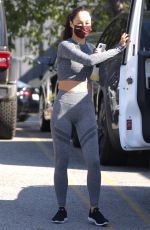CARA SANTANA Leaves a Gym in Los Angeles 11/10/2021