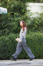 CARA SANTANA Out for Lunch at San Vicente Bungalows in West Hollywood 11/19/2021