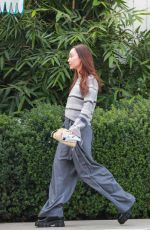 CARA SANTANA Out for Lunch at San Vicente Bungalows in West Hollywood 11/19/2021