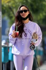 CARA SANTANA Out with Her Dog in West Hollywood 11/04/2021