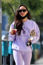 CARA SANTANA Out with Her Dog in West Hollywood 11/04/2021