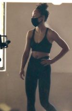 CARA SANTANA Working Out at Rise Nation Gym in West Hollywood 11/29/2021