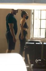 CARA SANTANA Working Out at Rise Nation Gym in West Hollywood 11/29/2021