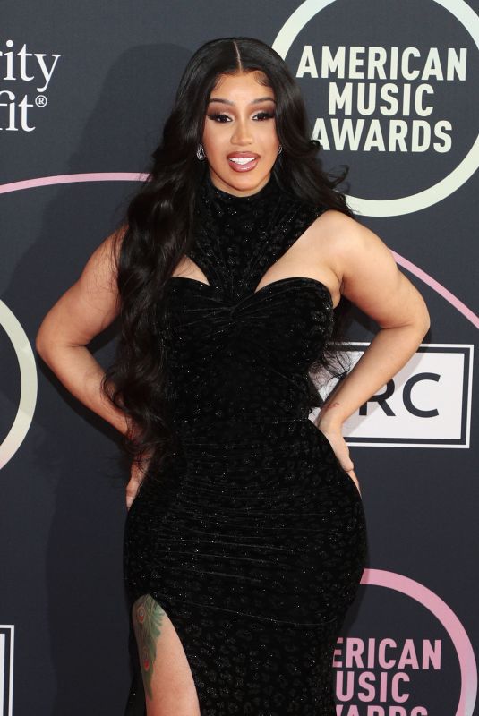 CARDI B at 2021 American Music Awards in Los Angeles 11/19/2021