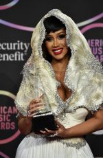 CARDI B at American Music Awards 2021 in Los Angeles 11/21/2021
