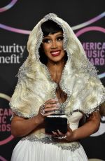CARDI B at American Music Awards 2021 in Los Angeles 11/21/2021