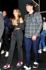 CARLY LAWRENCE Night Out in Los Angeles 11/07/2021