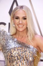 CARRIE UNDERWOOD at 55th Annual CMA Awards in Nashville 11/10/2021