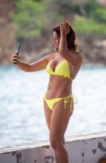 CHANELLE HAYES in Bikini at a Beach in Palma De Mallorca 11/03/2021