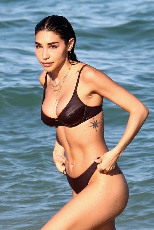 CHANTEL JEFFRIES in Bikini in Miami Beach 11/28/2021