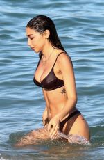 CHANTEL JEFFRIES in Bikini in Miami Beach 11/28/2021