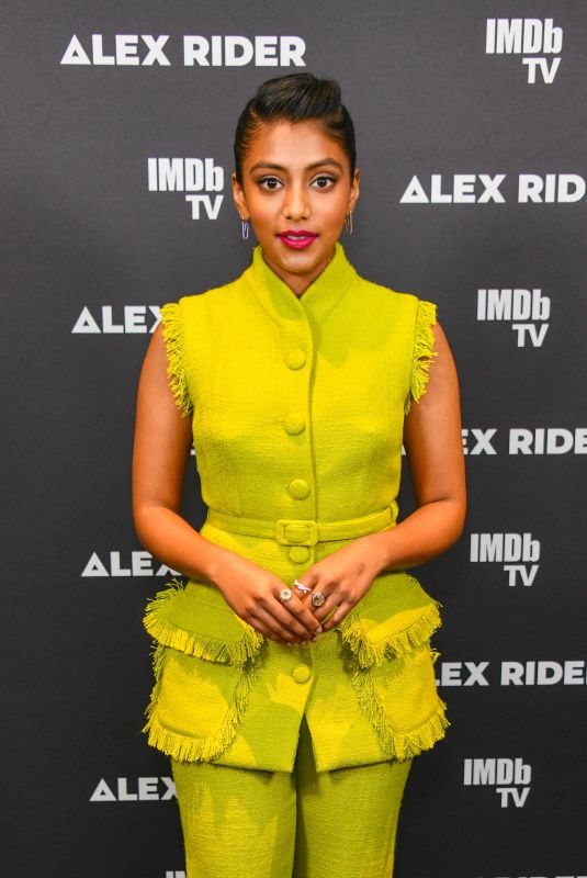 CHARITHARA CHANDRAN Hanna, Season 3 and Alex Rider, Season 2 Screening in London 11/10/2021