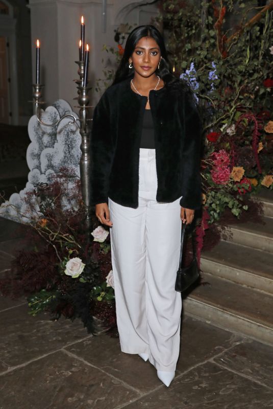 CHARITHRA CHANDRAN at Harris Reed x Missoma Dinner in London 09/22/2021