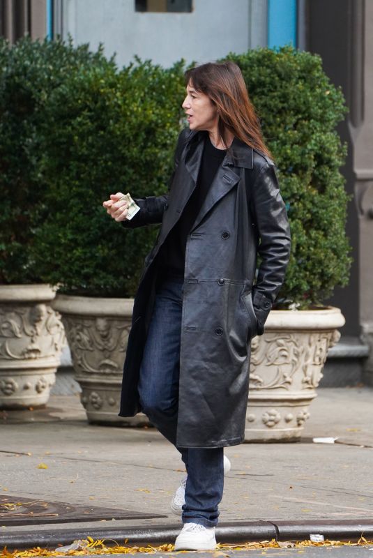 CHARLOTTE GAINSBOURG Out in New York 11/15/2021