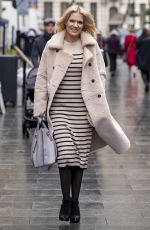 CHARLOTTE HAWKINS Arrives at Classic FM Studios in in London 11/26/2021