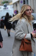 CHIARA FERRAGNI and CHIARA BIASI at Bacaro Restaurant in Milan 11//11/2021