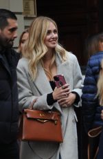 CHIARA FERRAGNI and CHIARA BIASI at Bacaro Restaurant in Milan 11//11/2021