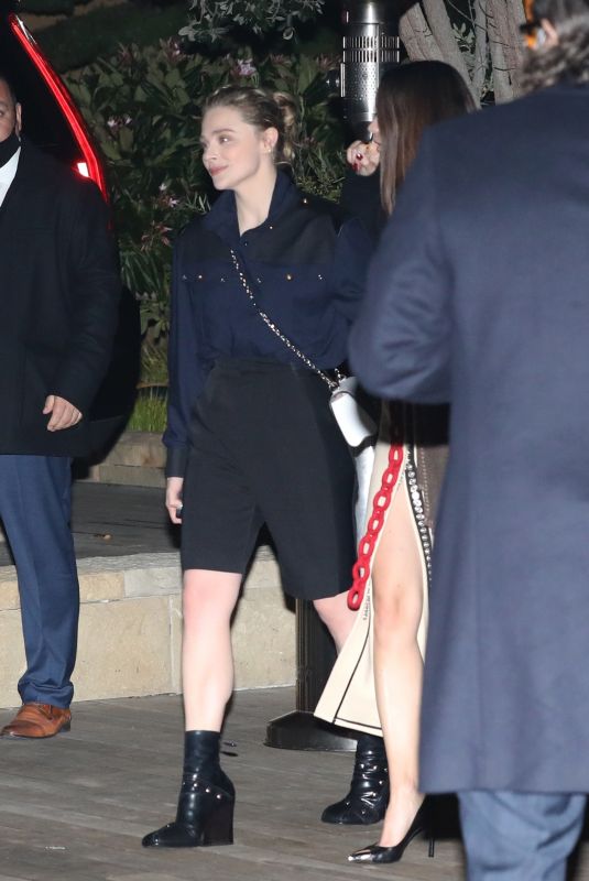 CHLOE MORETZ Leaves Louis Vuitton Party at Nobu in Malibu 11/19/2021