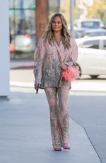 CHRISSY TEIGEN Out and About in West Hollywood 11/03/2021