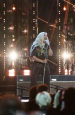 CHRISTINA AGUILERA Performs at Rock and Roll Induction Ceremony Show in Cleveland 10/30/2021